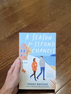 A Season for Second Chances by Jenny Bayliss - Light Blue & Orange Cover